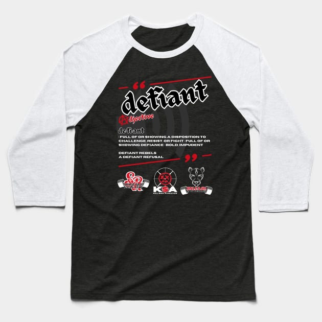 Motto Baseball T-Shirt by DMcGMerch